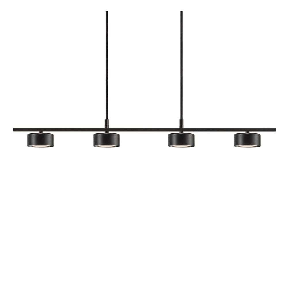 Nordlux - Clyde 4 LED Pendelleuchte Long Black von Nordlux