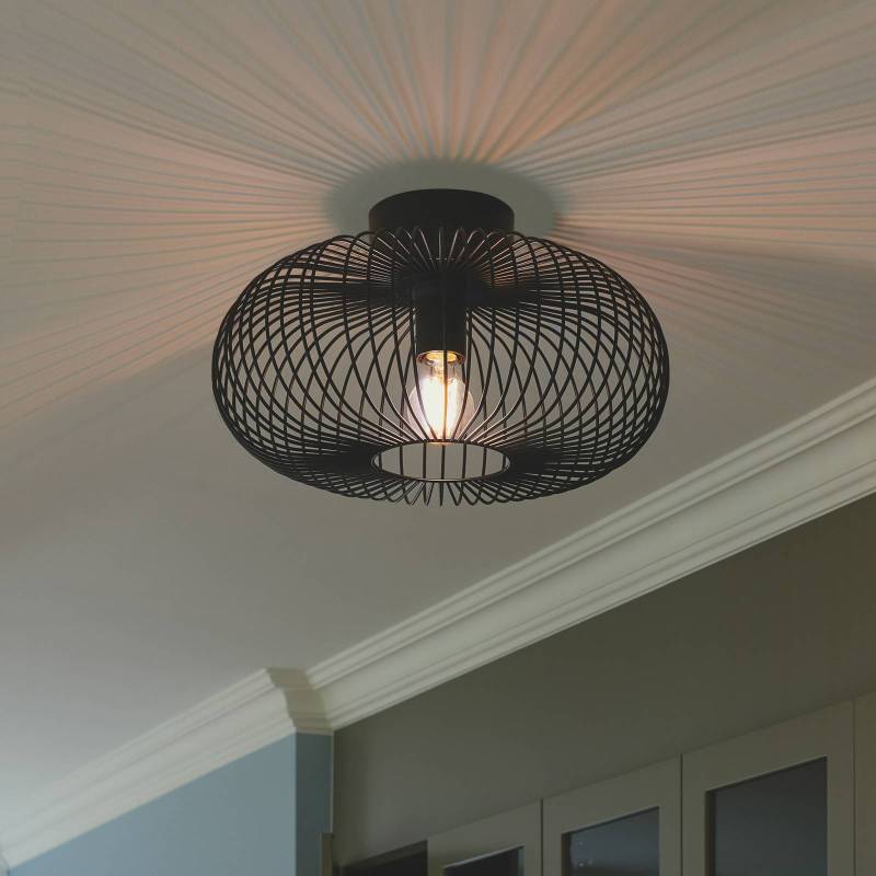 Deckenleuchte Beroni, Metall, schwarz von Nordlux