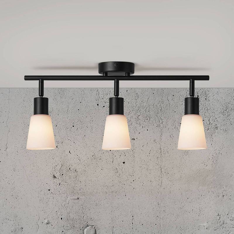 Deckenleuchte Cole aus Glas und Metall, 3-flammig von Nordlux