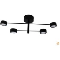 Gebraucht] Nordlux Led Deckenleuchte Lampe Clyde Flex Licht Schwarz 4 Flammig 2 Streben B-Ware von Nordlux