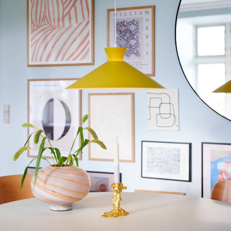 Hängeleuchte Dial mit Metallschirm, gelb, Ø 45 cm Hängeleuchte Dial mit Metallschirm, gelb, Ø 45 cm von Nordlux