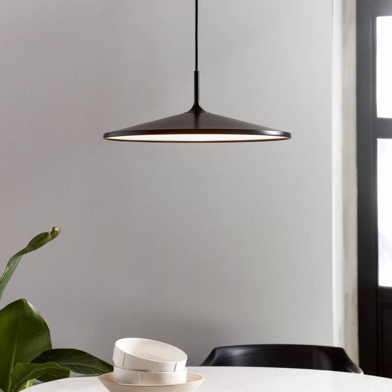 LED-Pendelleuchte Balance, 3-step-dim, schwarz, Ø 42 cm von Nordlux