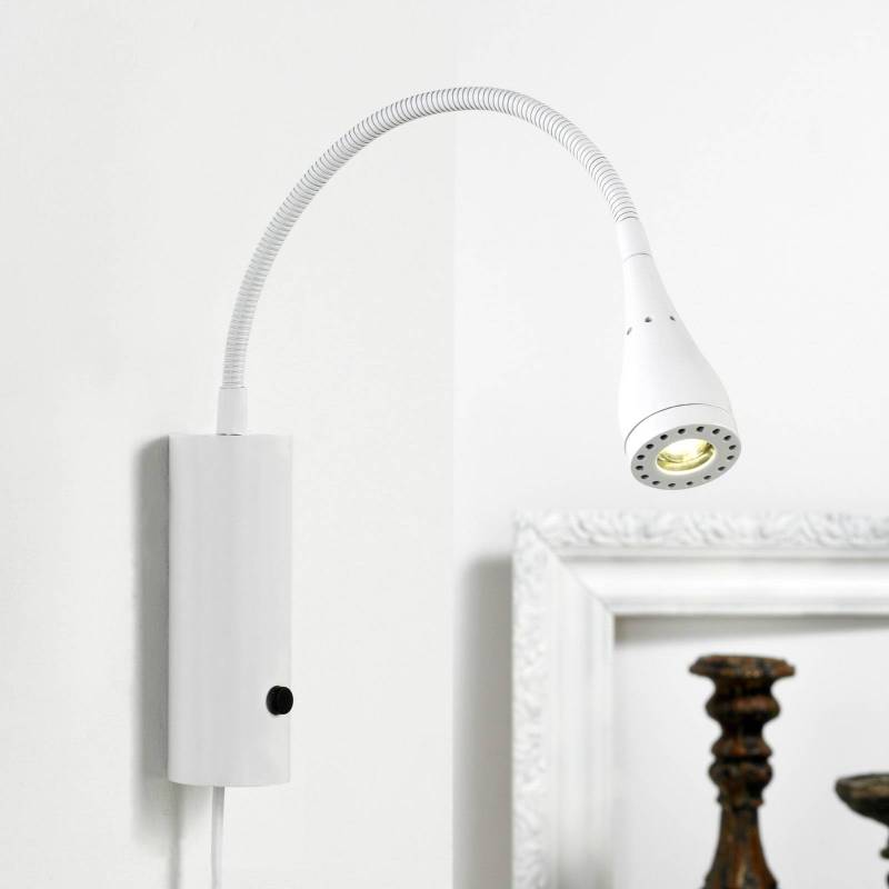 LED-Wandleuchte Mento mit Flexarm, weiß von Nordlux