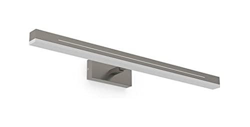 Nordlux LED Wandleuchte OTIS 60 LED Spiegelleuchte, 16W, 3000K, 1650lm, IP44, 2-Step MOODMAKER, Nickel von Nordlux