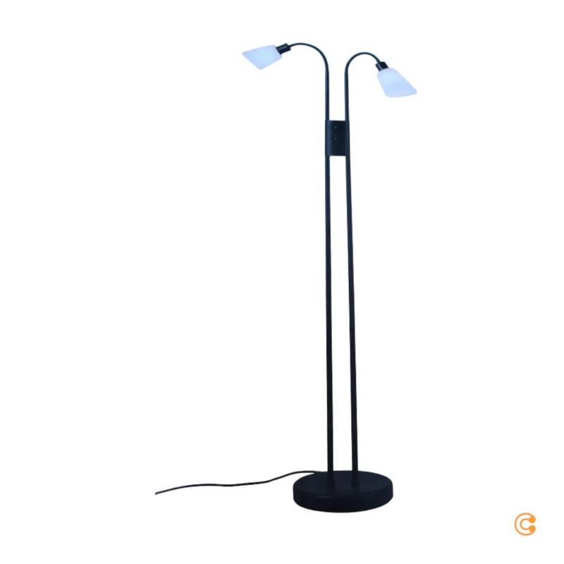 B-Ware Molli Stehlampe Leuchte E14 Schwarz Minimalistisches Design Flexibel Opalweiß von Nordlux