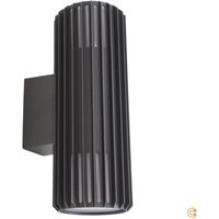 Neuwertig] Nordlux Außenwandleuchte Wandlampe Aludra Double Seaside Anthrazit Aluminium B-Ware von Nordlux