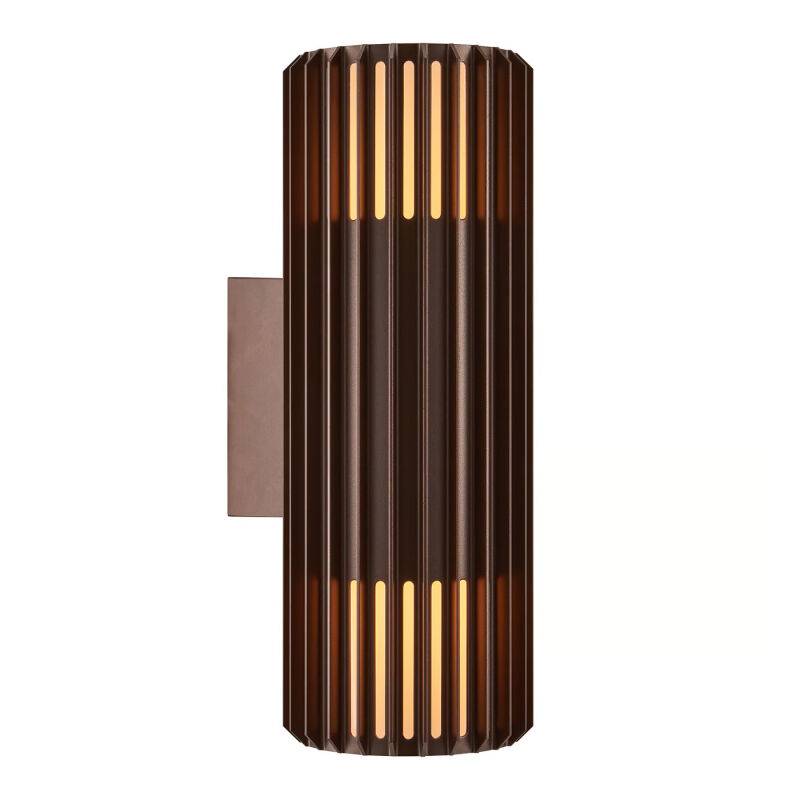 Nordlux Aludra Double Wandleuchte Seaside metallisch braun E27 IP54 von Nordlux