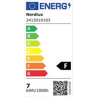 Nordlux Andre LED-Einbauleuchte EEK: F (A - G) LED LED Warmweiß bis Neutralweiß Schwarz von Nordlux