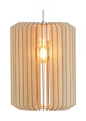 Nordlux Asti 30 Holzlamellen Pendelleuchte E27 naturfarbend Nordlux Asti 30 Holzlamellen Pendelleuchte E27 naturfarbend von Nordlux