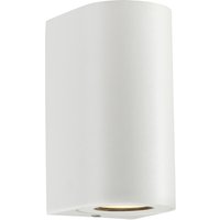 Nordlux Außen-Wandleuchte "Canto 2", 2 flammig, Leuchtmittel GU10  ohne Leuchtmittel, inkl. Verschiedene Lichtschablonen von Nordlux