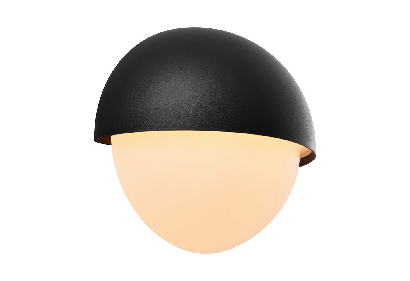 Nordlux Außen-Wandleuchte Scorpius Round E14 IP44 Außenleuchte Plastik Schwarz, ohne Leuchtmittel von Nordlux