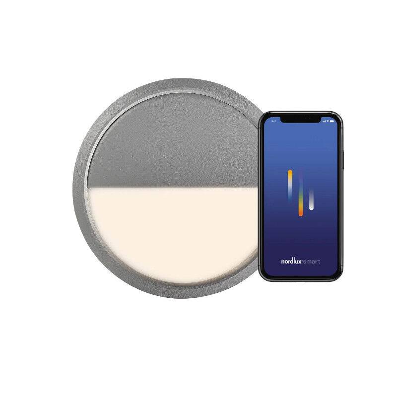 Nordlux Ava Smart LED Wandleuchte grau von Nordlux