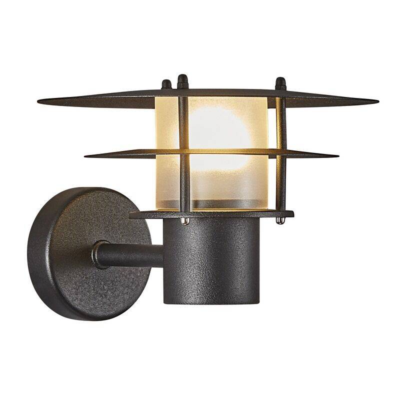 Nordlux Bastia 24 Wandleuchte schwarz E14 IP54 von Nordlux