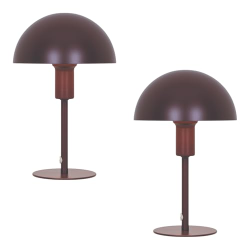 Nordlux Ellen Mini Tischlampen 2er-Set Bordeaux – E14 Nachttischlampen mit 150cm Kabel & Schalter, Modernes Skandinavisches Design für Schlafzimmer, Wohnzimmer & Büro Nordlux Ellen Mini Tischlampen 2er-Set Bordeaux – E14 Nachttischlampen mit 150cm Kabel & Schalter, Modernes Skandinavisches Design für Schlafzimmer, Wohnzimmer & Büro von Nordlux