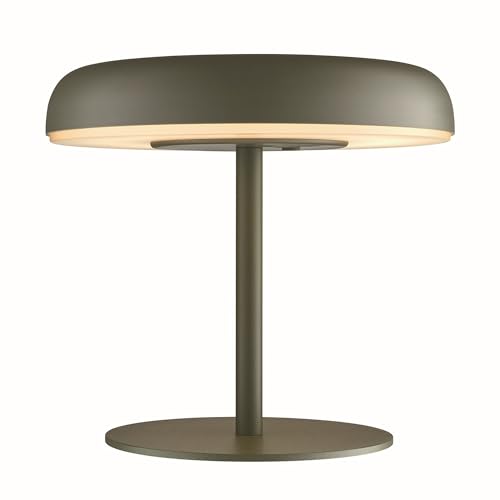 Nordlux Elmer Solar Akkuleuchte in Grün – Tragbare LED-Tischleuchte mit 3-stufiger Moodmaker™-Dimmung, IP44, 5 Jahre LED-Garantie von Nordlux
