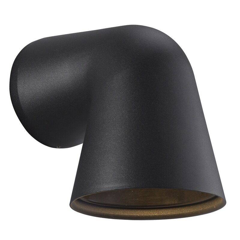 Nordlux Front Single Wandleuchte schwarz GU10 IP44 von Nordlux