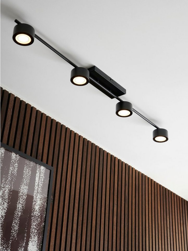 Nordlux LED Deckenleuchte Clyde, LED fest integriert, Skandinavisches minimalistisches Design, dimmbar, 5 Jahre LED-Garantie von Nordlux