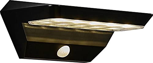 Nordlux LED Outdoor Wandleuchte AGENA Solarleuchte, 5W, 3000K, IP44, schwarz von Nordlux