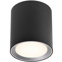 Nordlux Landon Long LED-Bad-Deckenleuchte LED LED 6.5W Warmweiß bis Neutralweiß Schwarz von Nordlux