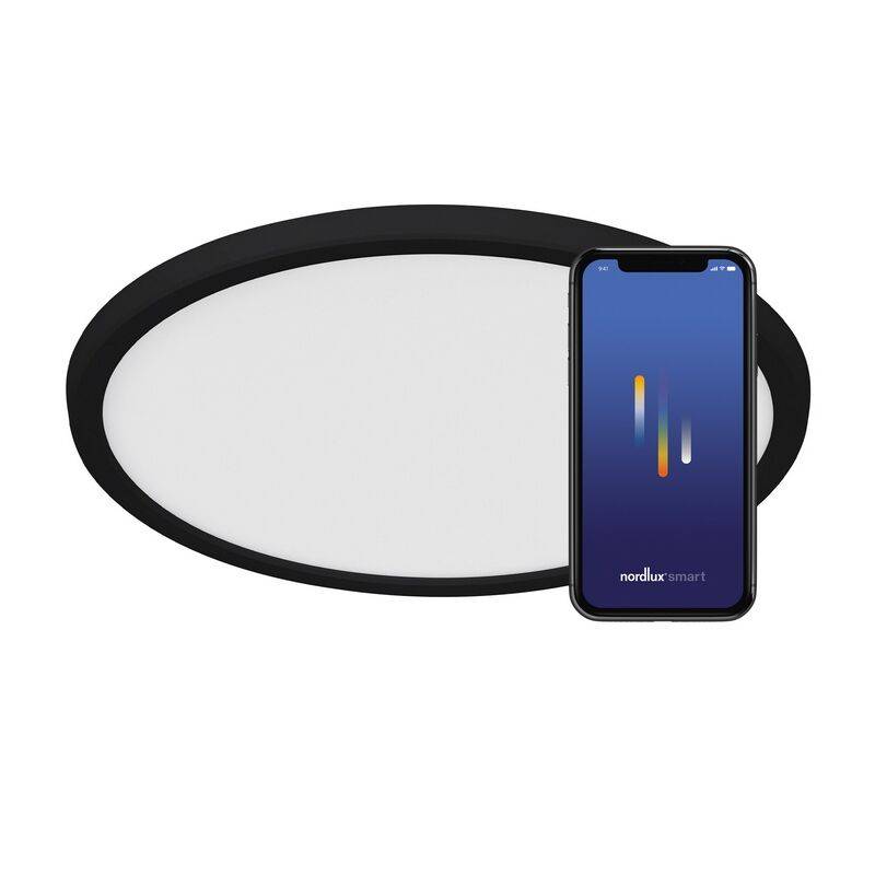 Nordlux Oja Smart 29 Deckenleuchte schwarz LED von Nordlux