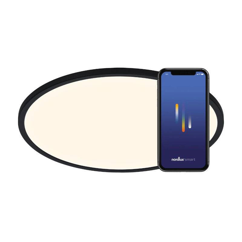 Nordlux Oja Smart 60 Deckenleuchte schwarz LED von Nordlux