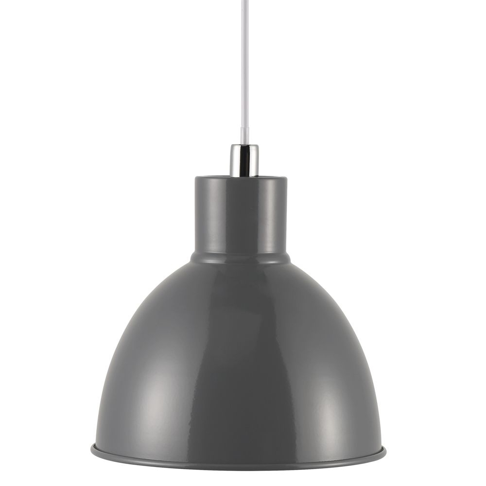 Nordlux Pop Pendelleuchte E27, 21,5cm rund, anthrazit von Nordlux