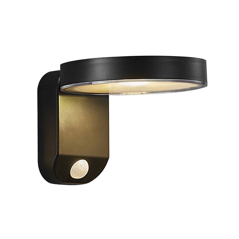 Nordlux Rica Round Wandleuchte Solar LED schwarz 5W IP44 von Nordlux