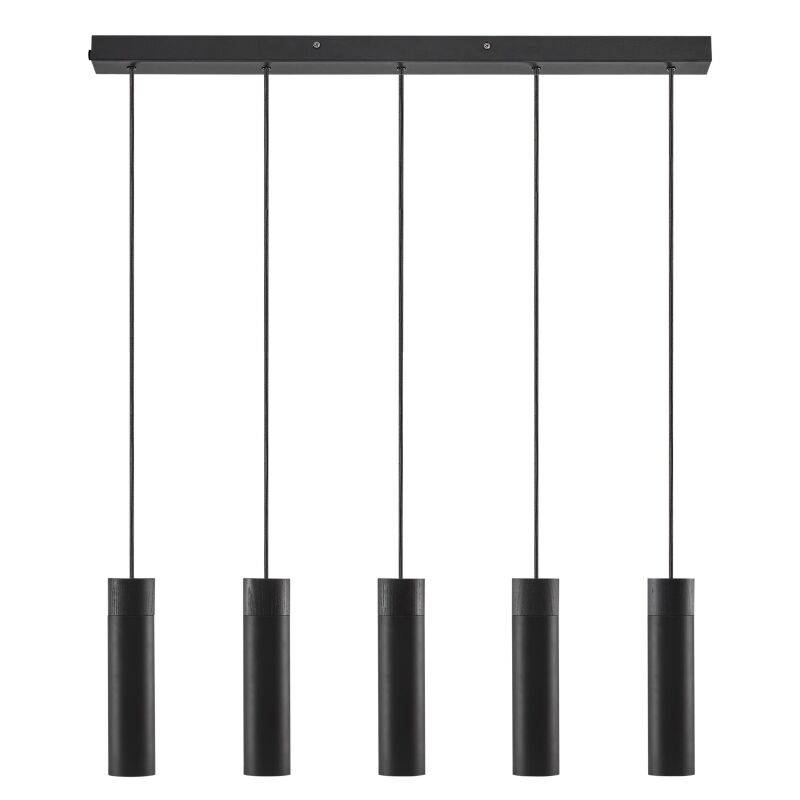 Nordlux Tilo 5 Pendelleuchte GU10 schwarz von Nordlux