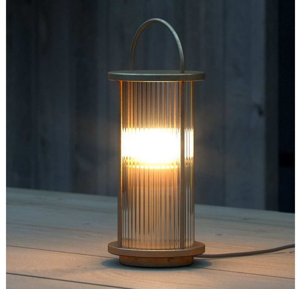 Nordlux Tischleuchte Designer Tischleuchte Linton in Messing E27 IP54 by Says Who, keine Angabe, Leuchtmittel enthalten: Nein, warmweiss, Tischleuchte, Nachttischlampe, Tischlampe von Nordlux