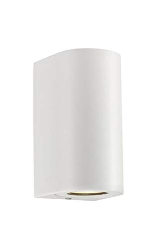 Outdoor Wandleuchte CANTO MAXI 2, IP44, 2x GU10 max. 28W, Weiß von Nordlux