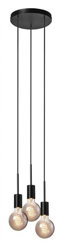 Nordlux Pendelleuchte PACO, 3-flammig, E27, schwarz von Nordlux