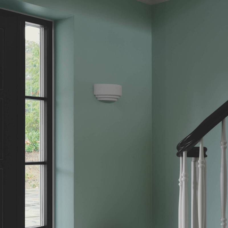 Wandleuchte Lancio Oblong aus Gips, mit Stecker, weiß von Nordlux