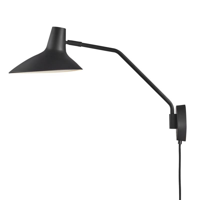 dftp DARCI Schreibtischlampe schwarz E14 mit Schalter 55x23x36,5cm von Nordlux