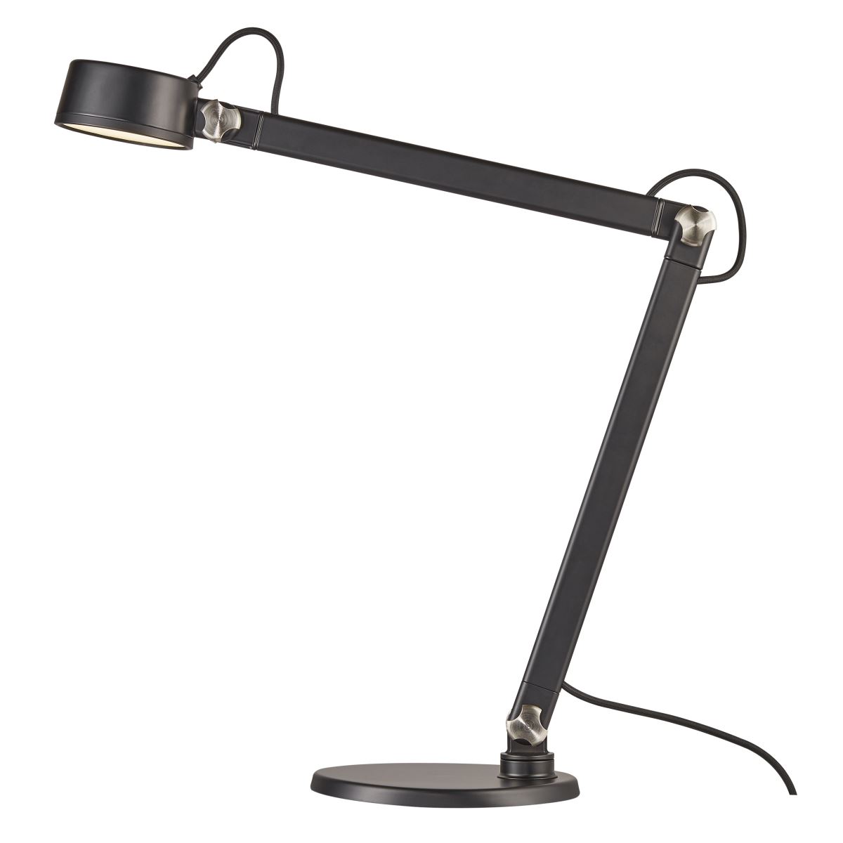 dftp NOBU LED Schreibtischlampe schwarz 600lm mit Schalter 49,5x10,5x46,5cm von Nordlux