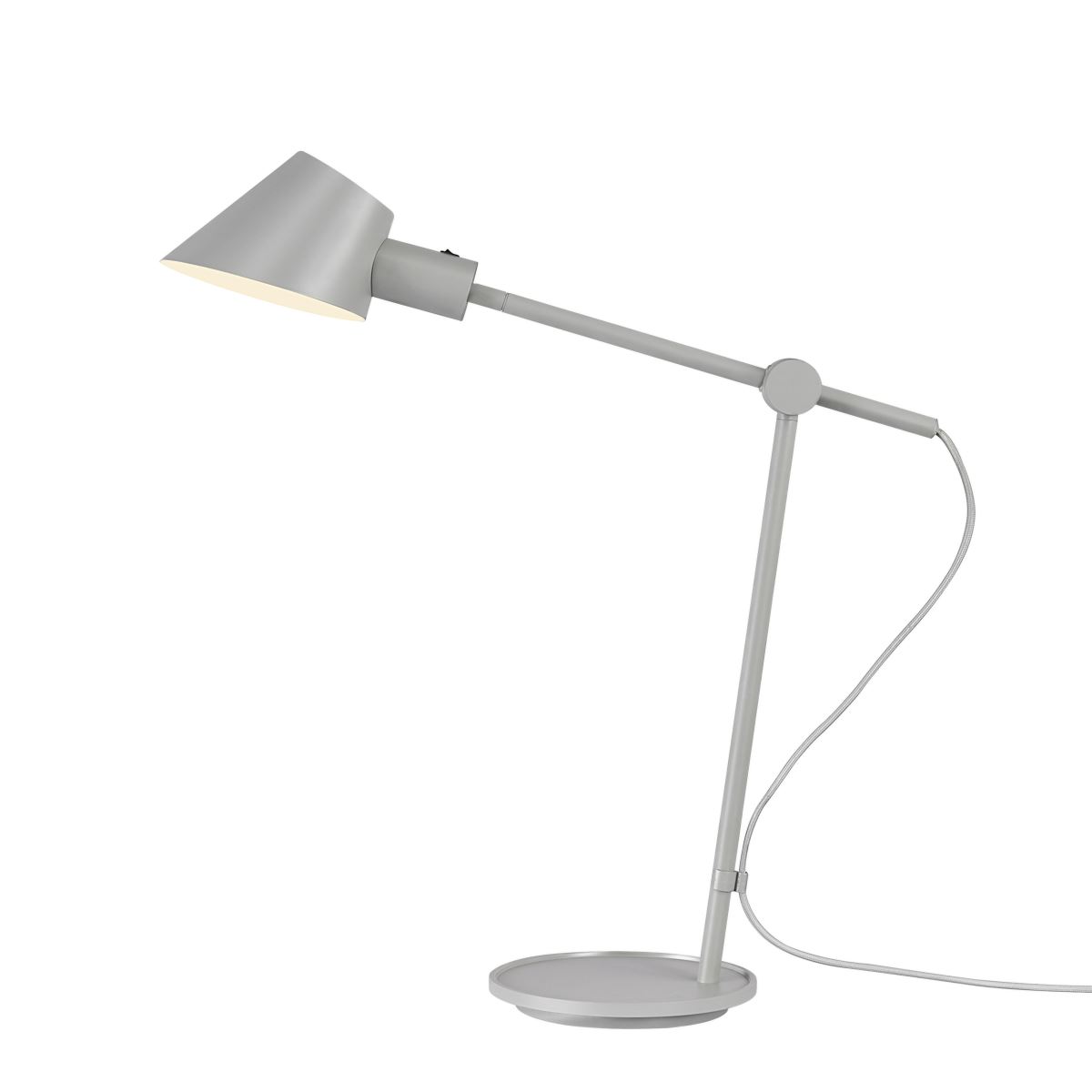 dftp STAY Schreibtischlampe grau E27 mit Schalter 53,1cm von Nordlux