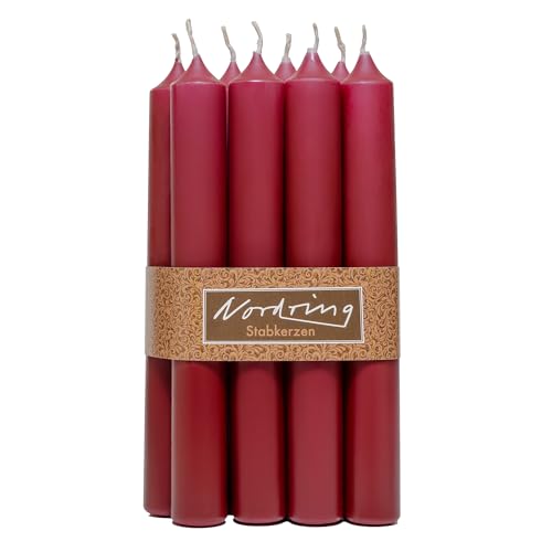 Nordring 8 Stabkerzen 2,2 x 18 cm rot Nordring 8 Stabkerzen 2,2 x 18 cm rot von Nordring