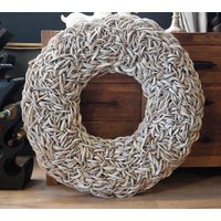 Premium Xxxl 100 cm Wandkranz Kranz, Natur von Kranzshopping