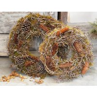 Wandkranz 45 Und 60 cm Gartenkranz Kranz Mooskranz von Kranzshopping