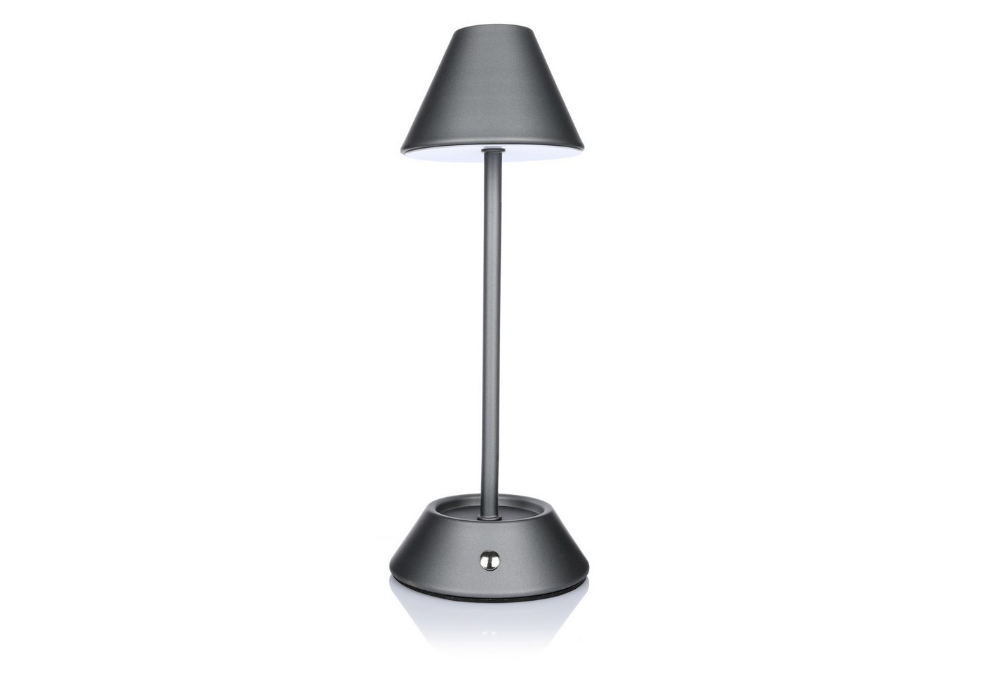 Nordstern LED Tischleuchte Akku Tischlampe, Kabellos und dimmbar mit 3 Farbtemperaturen, Warmweiß, Neutralweiß und Kaltweiß, 28 cm von Nordstern