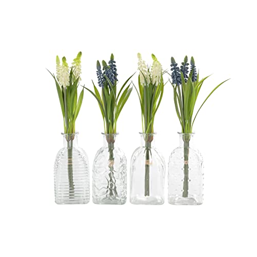 Nordstern Vase 'Anzio' Transparent 4er Set - 6,5 x 6,5 x 13 cm von Nordstern