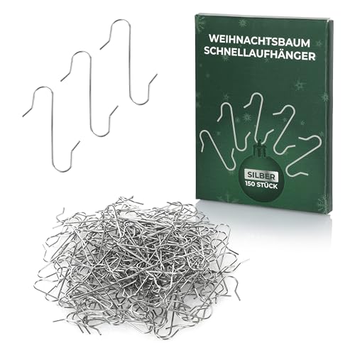 Nordstern Weihnachtsbaumschmuck Schnellaufhänger 150 Stück - Praktische Doppelhaken für Baumschmuck und Christbaumkugeln zum einfachen Aufhängen - 3,3 cm Nordstern Weihnachtsbaumschmuck Schnellaufhänger 150 Stück - Praktische Doppelhaken für Baumschmuck und Christbaumkugeln zum einfachen Aufhängen - 3,3 cm von Nordstern