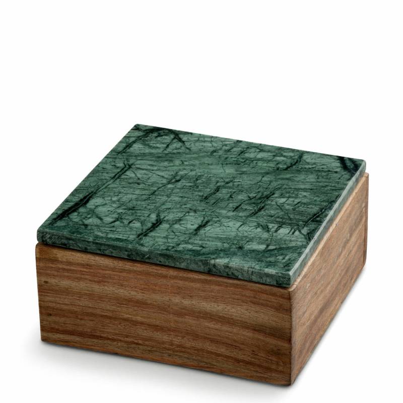 Nordstjerne Marblelous Holzbox Aufbewahrungsbox Box Holz Deko 12.5 X 12.5cm Grün B-Ware von Nordstjerne