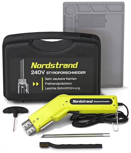200W Nordstrand Styroporschneider WDVS Styrocutter mit Klinge 150mm - Styropor Schneider Styrodur Schneidegerät - Heißdrahtschneider Dämmstoffschneider 200W Nordstrand Styroporschneider WDVS Styrocutter mit Klinge 150mm - Styropor Schneider Styrodur Schneidegerät - Heißdrahtschneider Dämmstoffschneider von Nordstrand