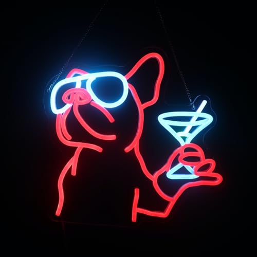 led neon licht französische bulldogge neonschild neon schild für hunde cocktails led schild bulldogge weinschild wanddekoration für haustierzimmer wanddekoration für led neon licht französische bulldogge neonschild neon schild für hunde cocktails led schild bulldogge weinschild wanddekoration für haustierzimmer wanddekoration für von Nordstylee