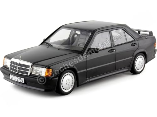 Norev Mercedes 190 E 2.3-16 W201 1984 schwarz metallic Modellauto 1:18 von Norev