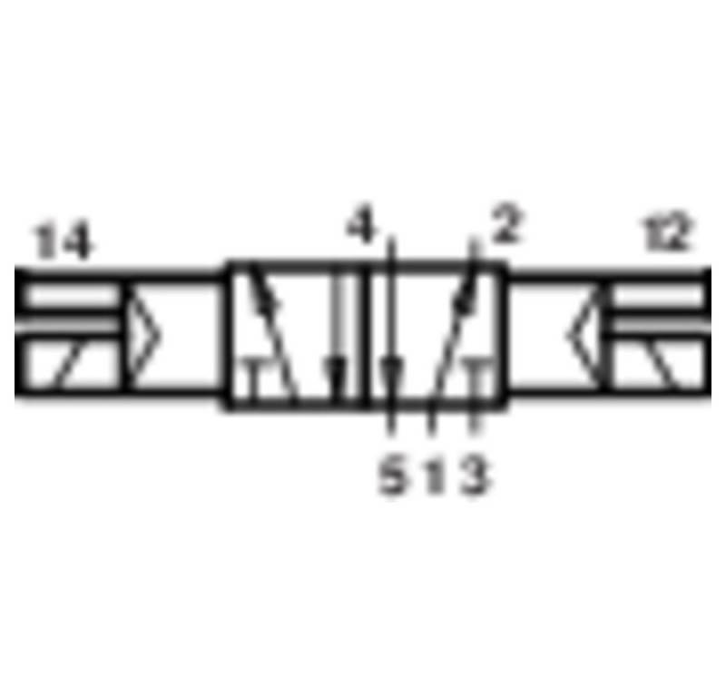 IMI NORGREN Druckluftgeräte-Set IMI NORGREN Mechanischbetätigtes Pneumatik-Ventil V60A511A-A313L 24 V von IMI NORGREN