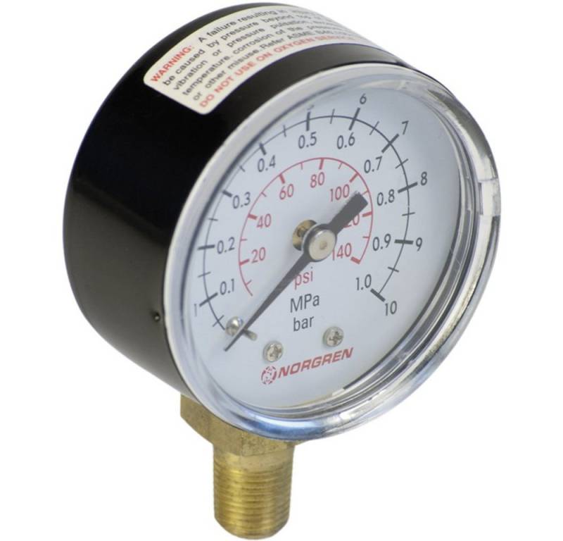 IMI NORGREN Druckluftgeräte-Set IMI NORGREN Manometer 18-013-013 Anschluss (Manometer): Rückseite 0 b von IMI NORGREN