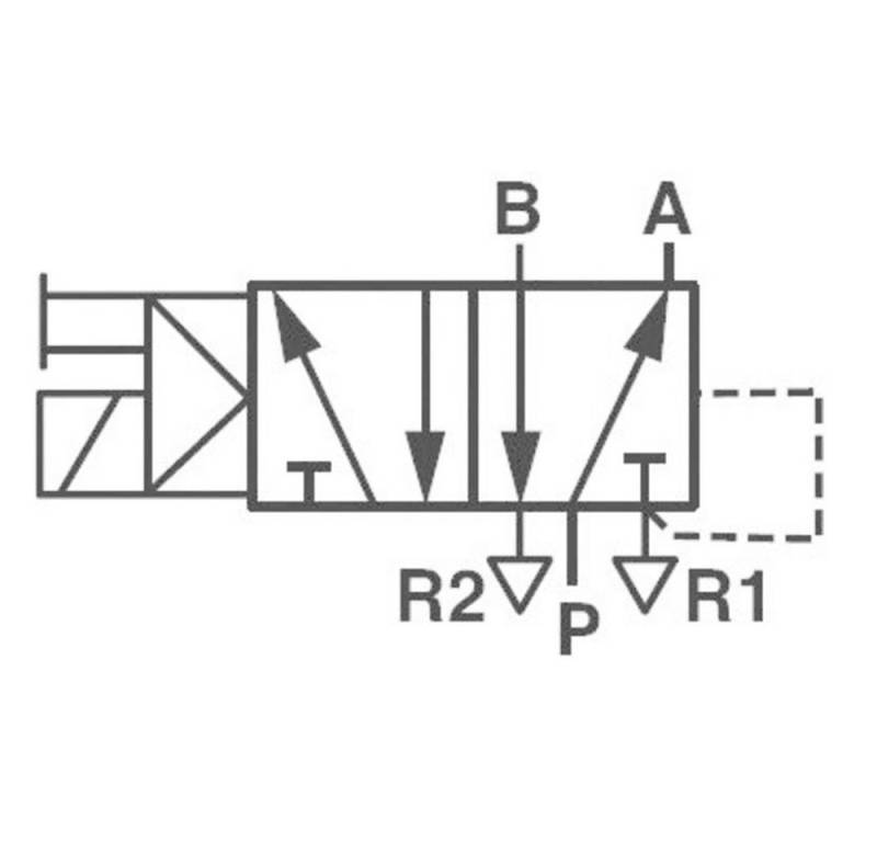 IMI NORGREN Druckluftgeräte-Set IMI NORGREN Mechanischbetätigtes Pneumatik-Ventil V50A513A-A213A 24 V von IMI NORGREN