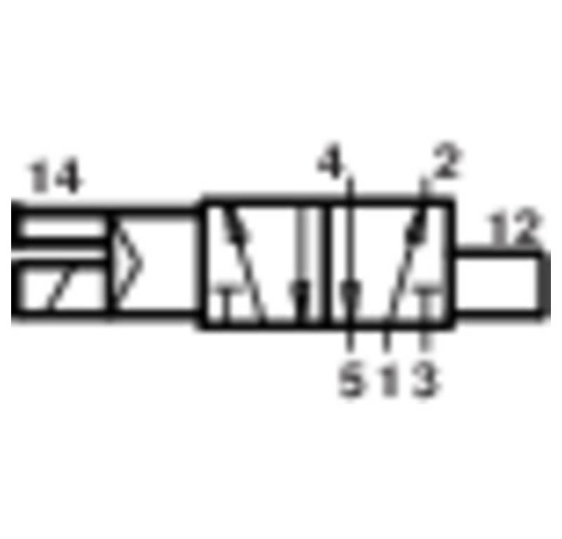 IMI NORGREN Druckluftgeräte-Set IMI NORGREN Mechanischbetätigtes Pneumatik-Ventil V61B513A-A213L 24 V von IMI NORGREN