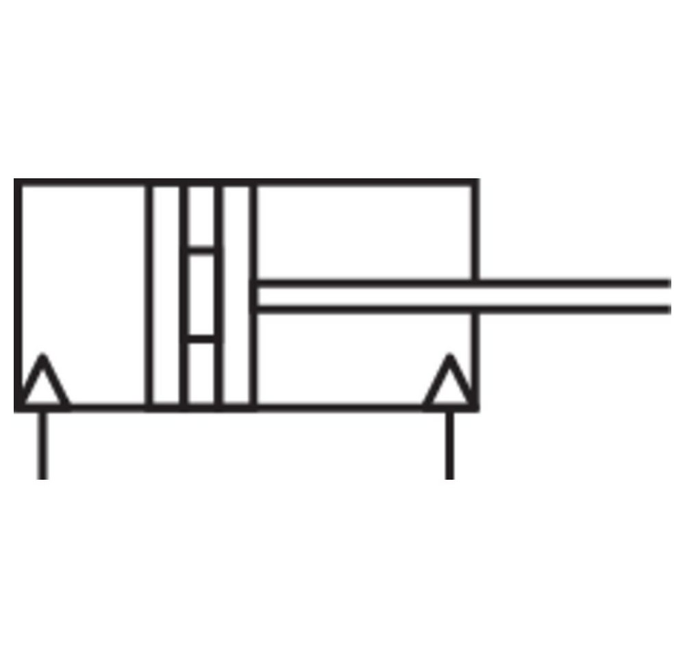 Norgren Druckluftgeräte-Set Norgren RM/8025/M/100 Rundzylinder Hublänge: 100 mm 1 St. von Norgren